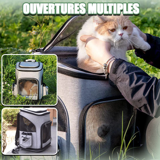 sac-a-dos-de-transport-chat-ouverture-multiple